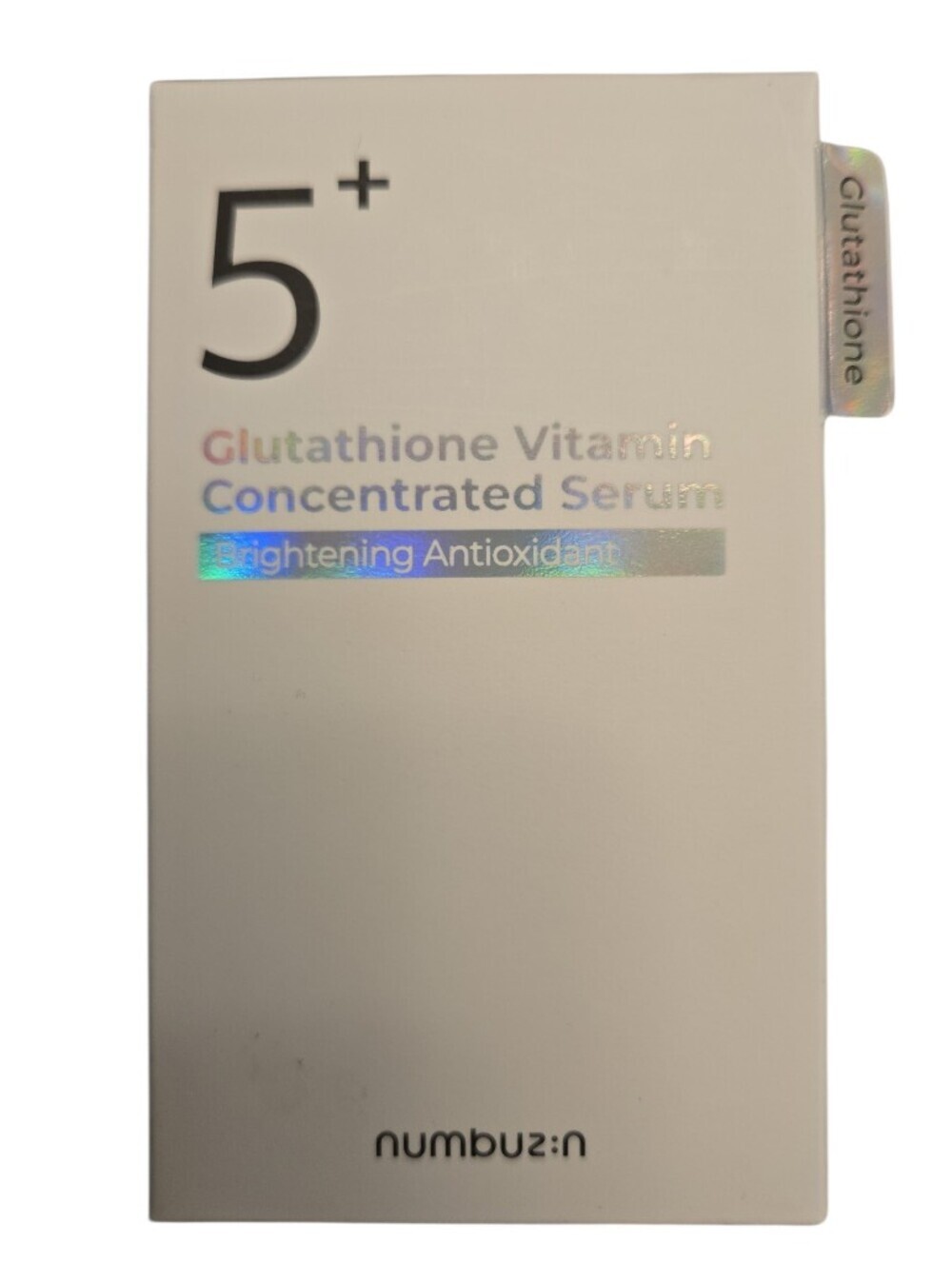 NUMBUZ:N NO. 5+ GLUTATHIONE VITAMIN CONCENTRATED SERUM. 1.01 FL OZ. NIB